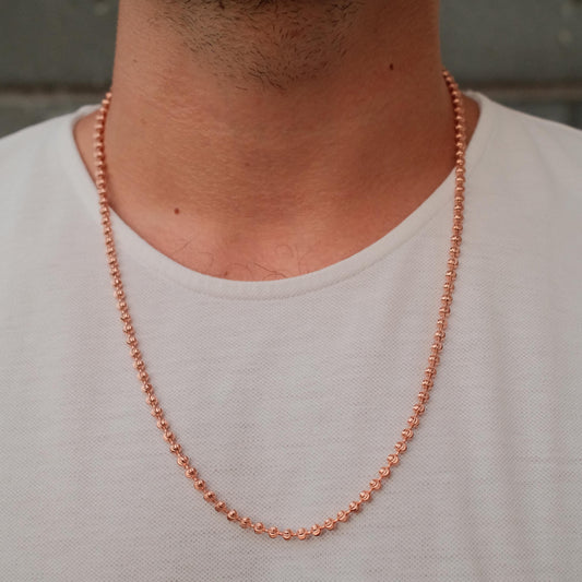 Laser Engraved Ball Chain