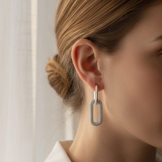 Falling cuff earring