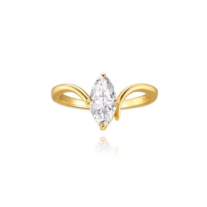 Marquise point ring