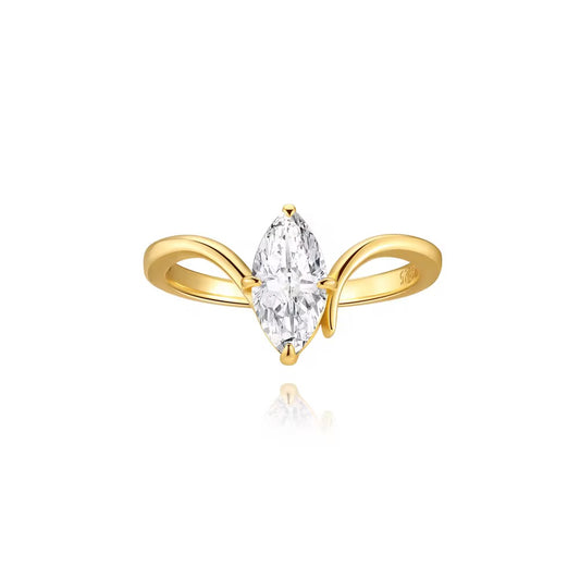 Marquise point ring