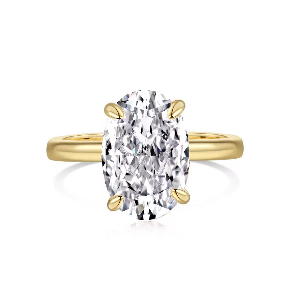 Oval Solitaire Ring