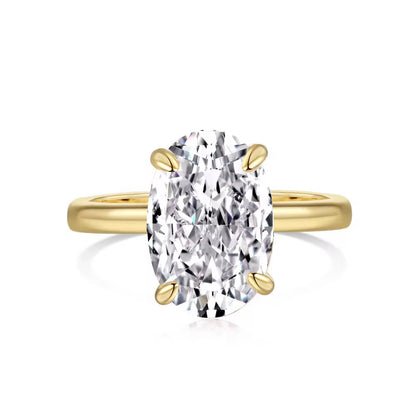 Oval Solitaire Ring
