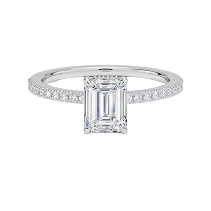 Emerald Solitaire Ring