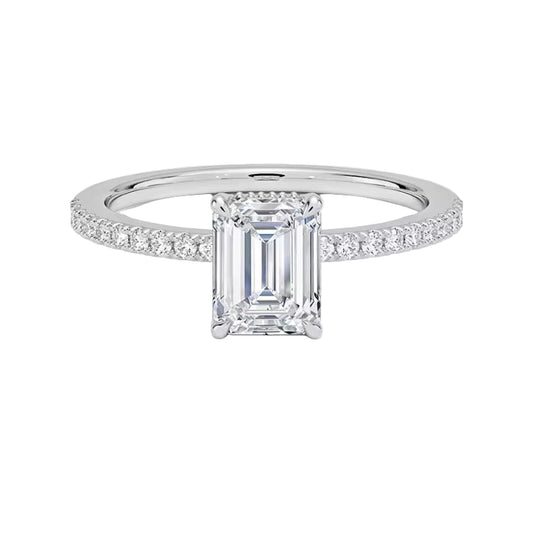 Emerald Solitaire Ring