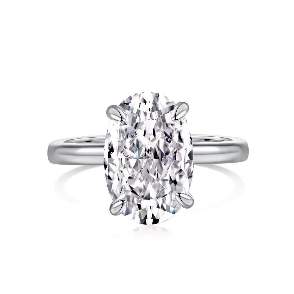 Oval Solitaire Ring