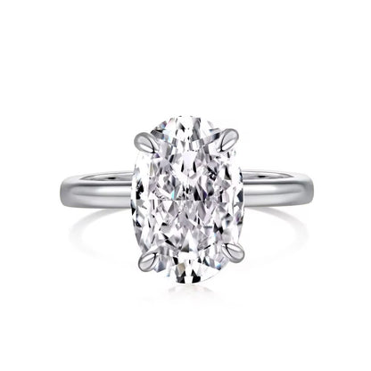 Oval Solitaire Ring