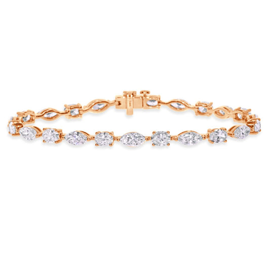 Fantasy Diamond Tennis Bracelet