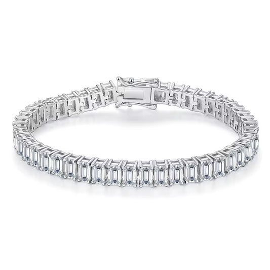 Emerald Diamond Tennis Bracelet