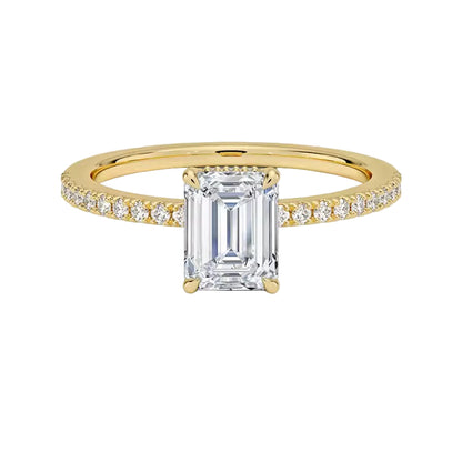 Emerald Solitaire Ring