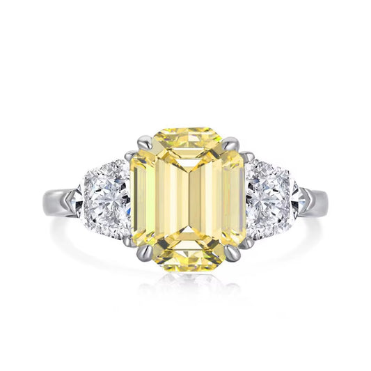 FANCY Emerald Ring
